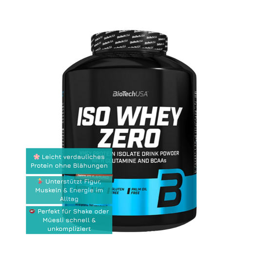 Whey Isolate – Hochwertiges Protein, leicht verdaulich & kalorienarm