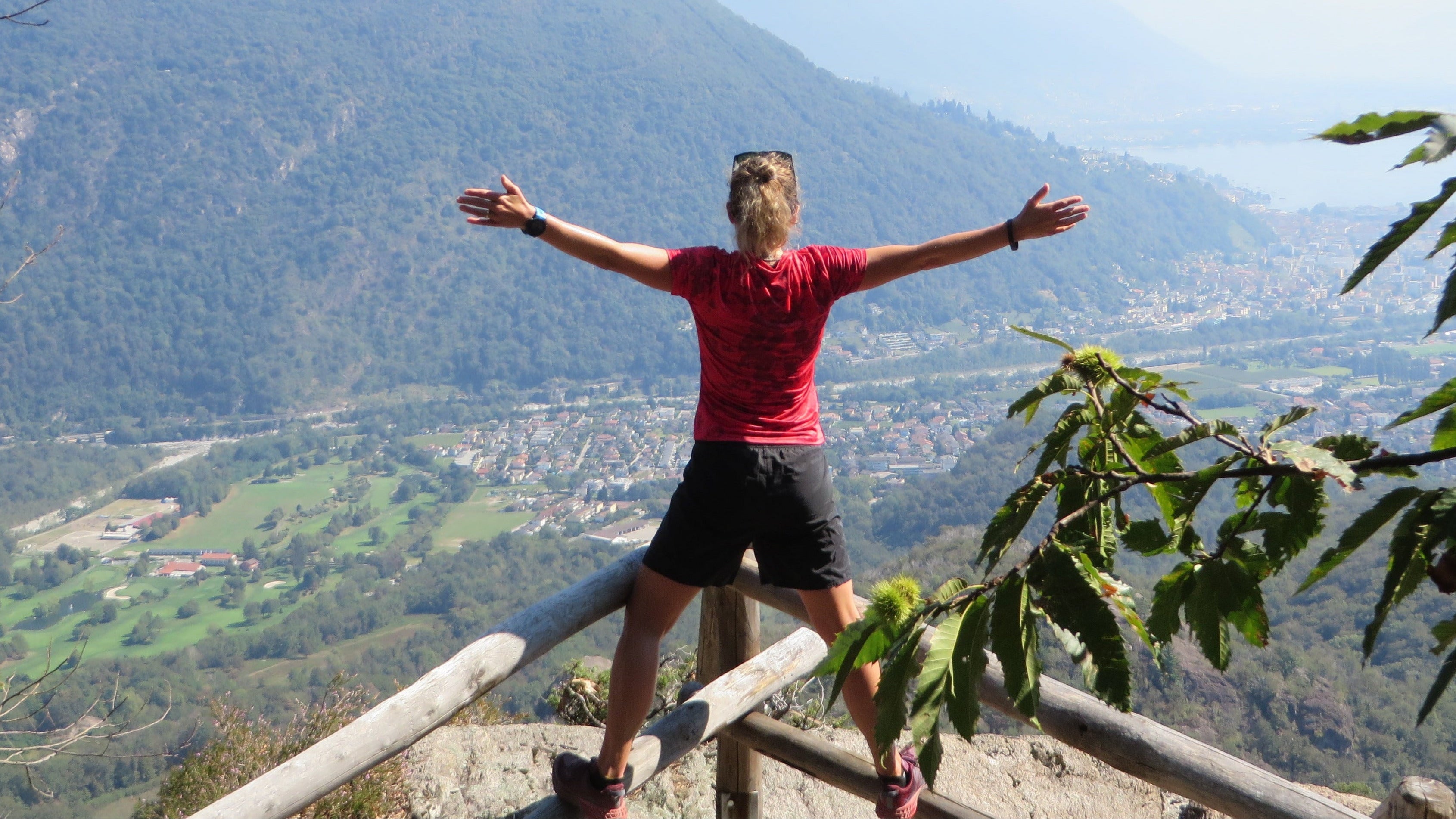 Frau im Tessin