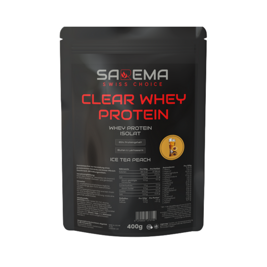 Sarema Clear Whey Protein – Erfrischendes Eiweissgetränk