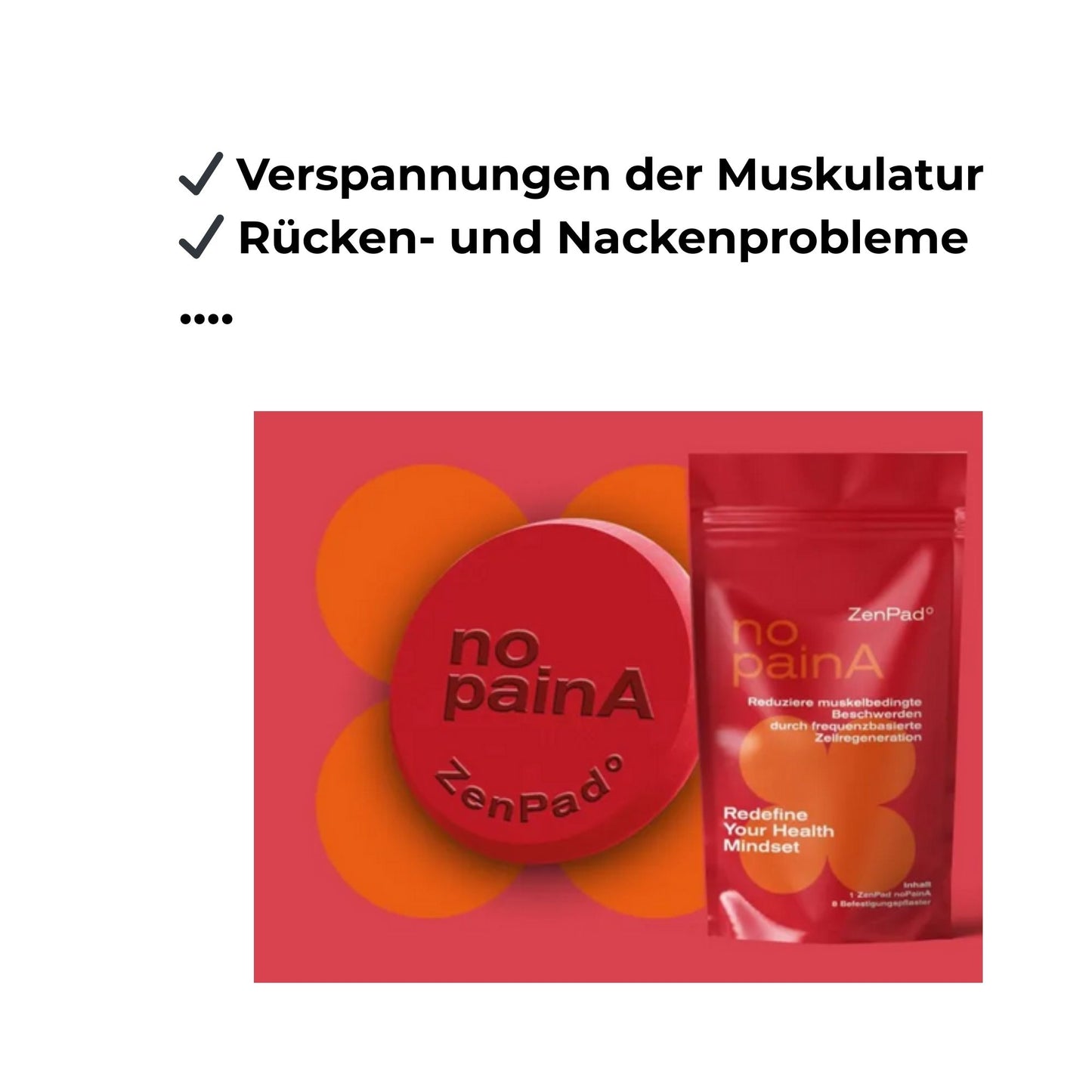 ZenPad® NoPain A – Sanfte Unterstützung bei muskulären Beschwerden