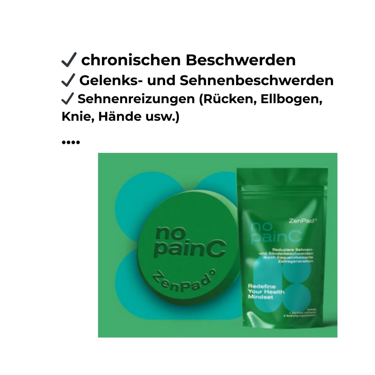 ZenPad® NoPain C – Sanfte Unterstützung bei chronischen Beschwerden