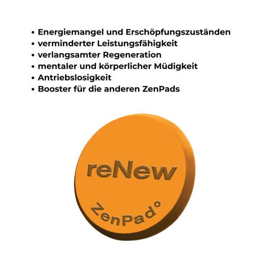 ZenPad® reNew – Der Mitochondrien-Trigger für neue Energie